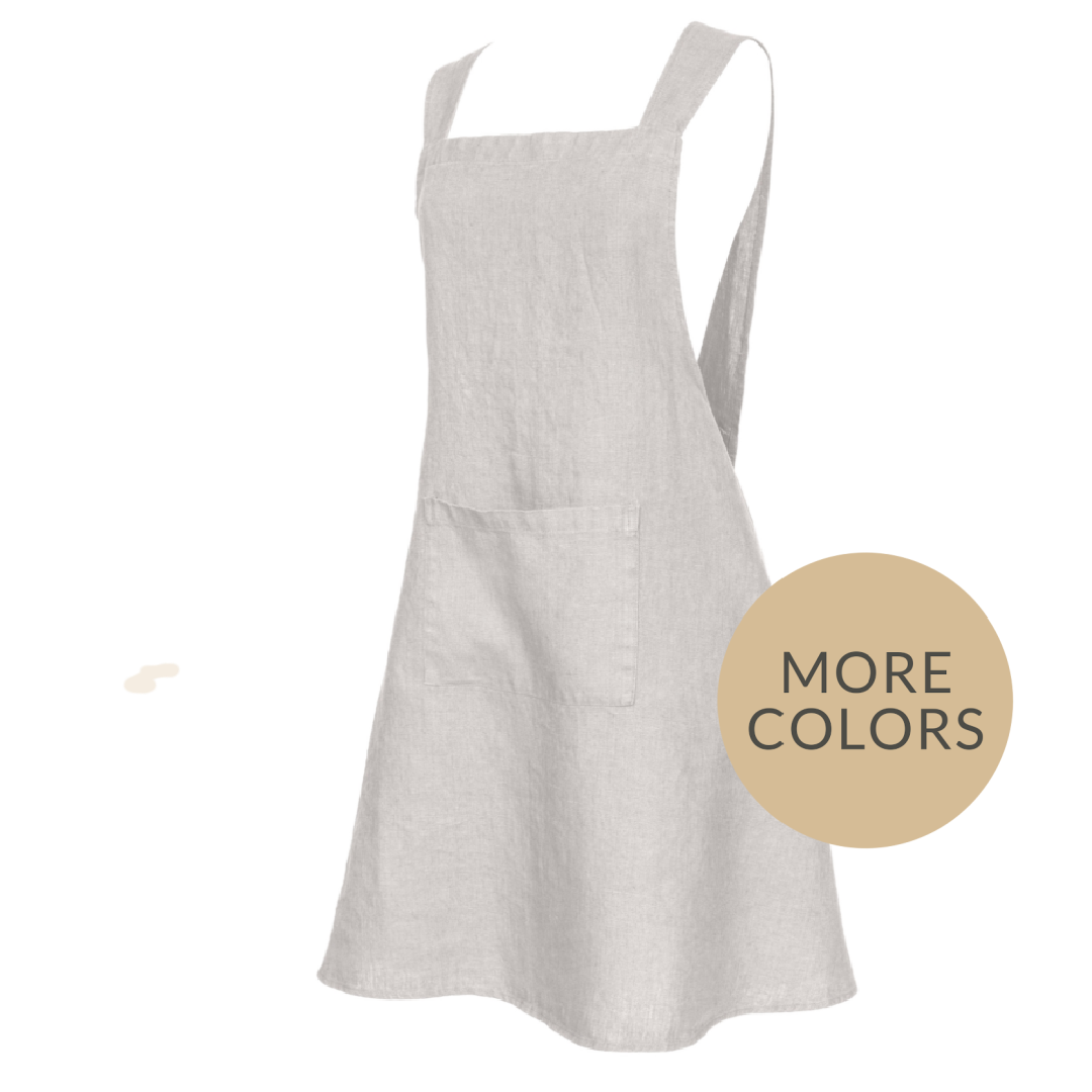 Haomy schort 'Kyoto' - linnen