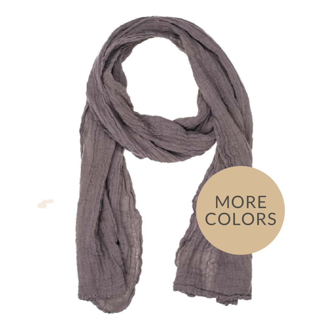 Haomy scarf 'Victoire' - linen
