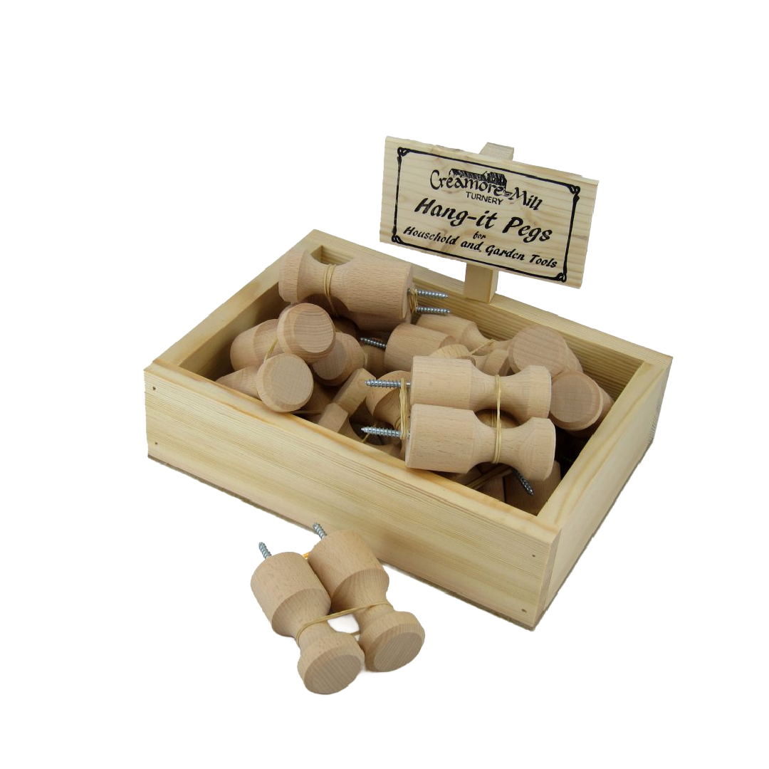 Creamore Mill wandhaak 'Hang-it-Pegs' - beuken