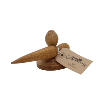 tamper & dipper - oak