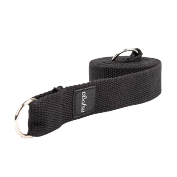 yoga sling / strap - zwart