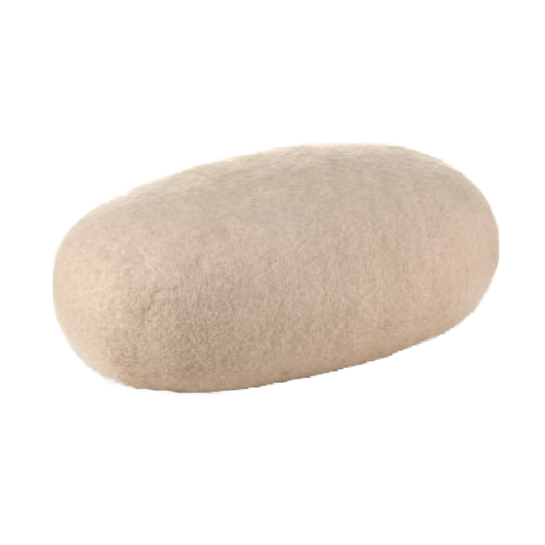 Mushkane pillow 'Chakati'  felt - sand