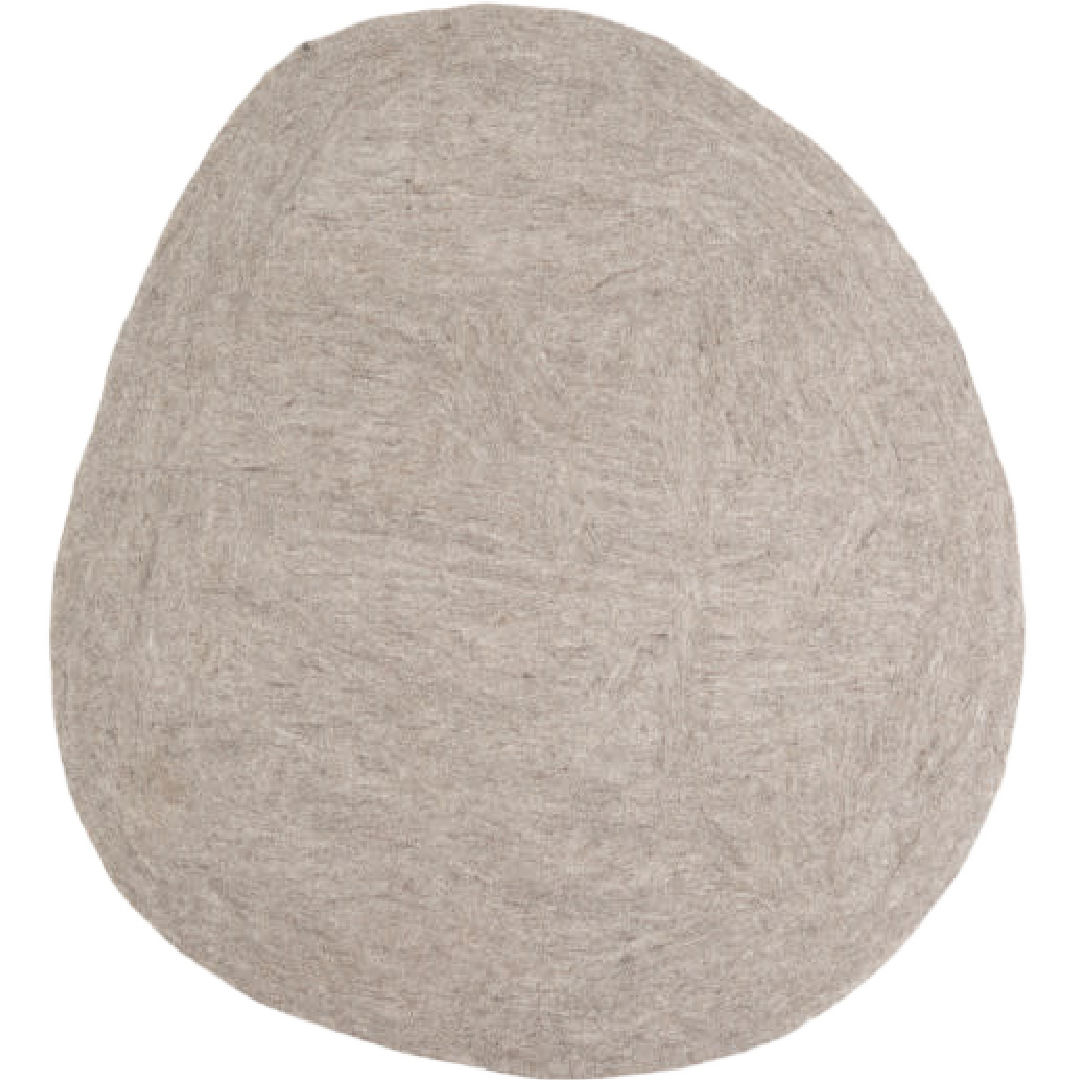 Mushkane rug 'Pebble' XL  felt - stone