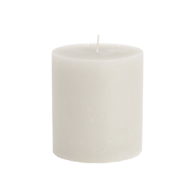 Rustik Lys candle 'Rustiek' 10x11 cm - linen