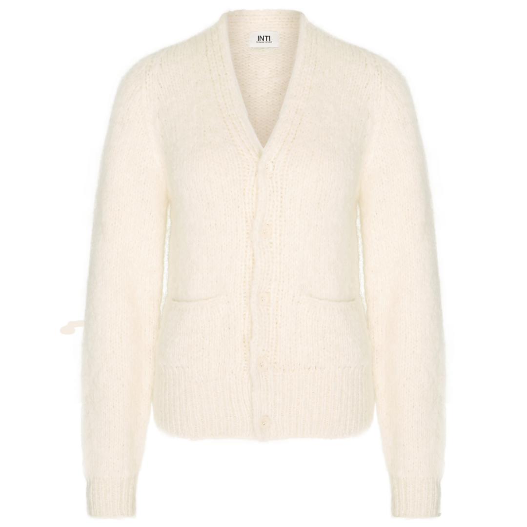 Inti Knitwear vest 'Nahla' alpaca - ecru