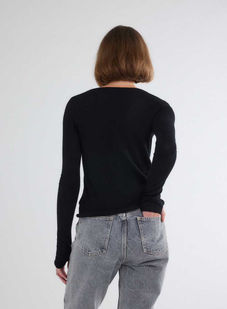 Majestic Filatures v-shirt 'Femme' - cashmier