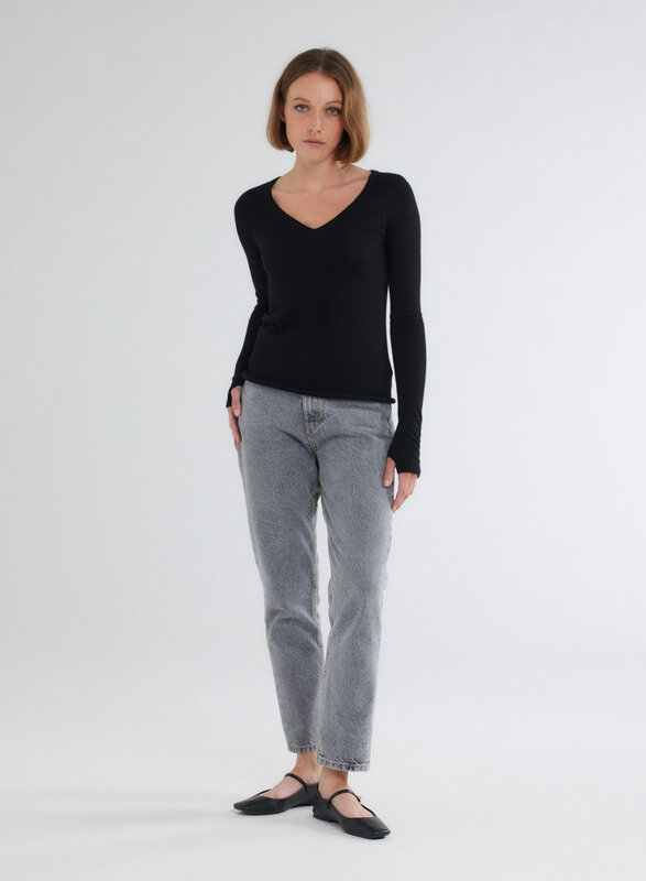 Majestic Filatures v-shirt 'Femme' - cashmere