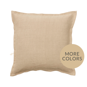 Bungalow pillow case linen - 50 x 50 cm