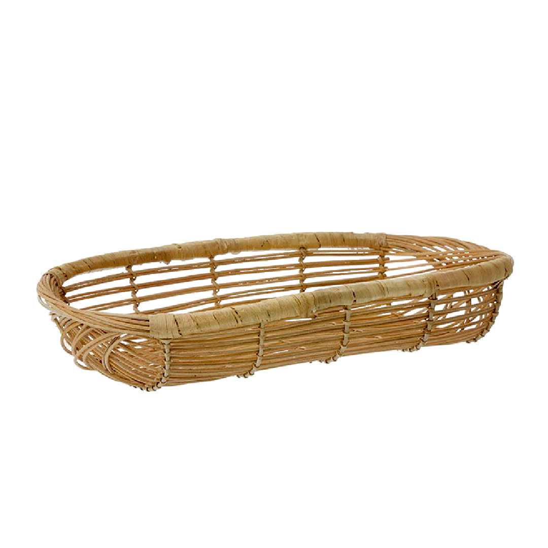 Bungalow bread basket 'Rattan' - rattan
