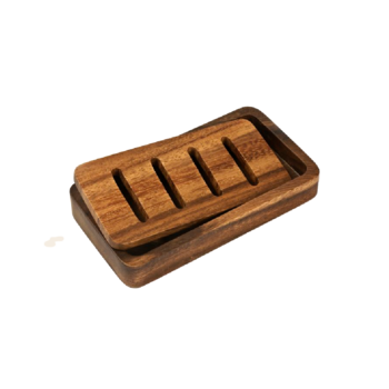 Kinta zeephouder 'Wood' - acacia