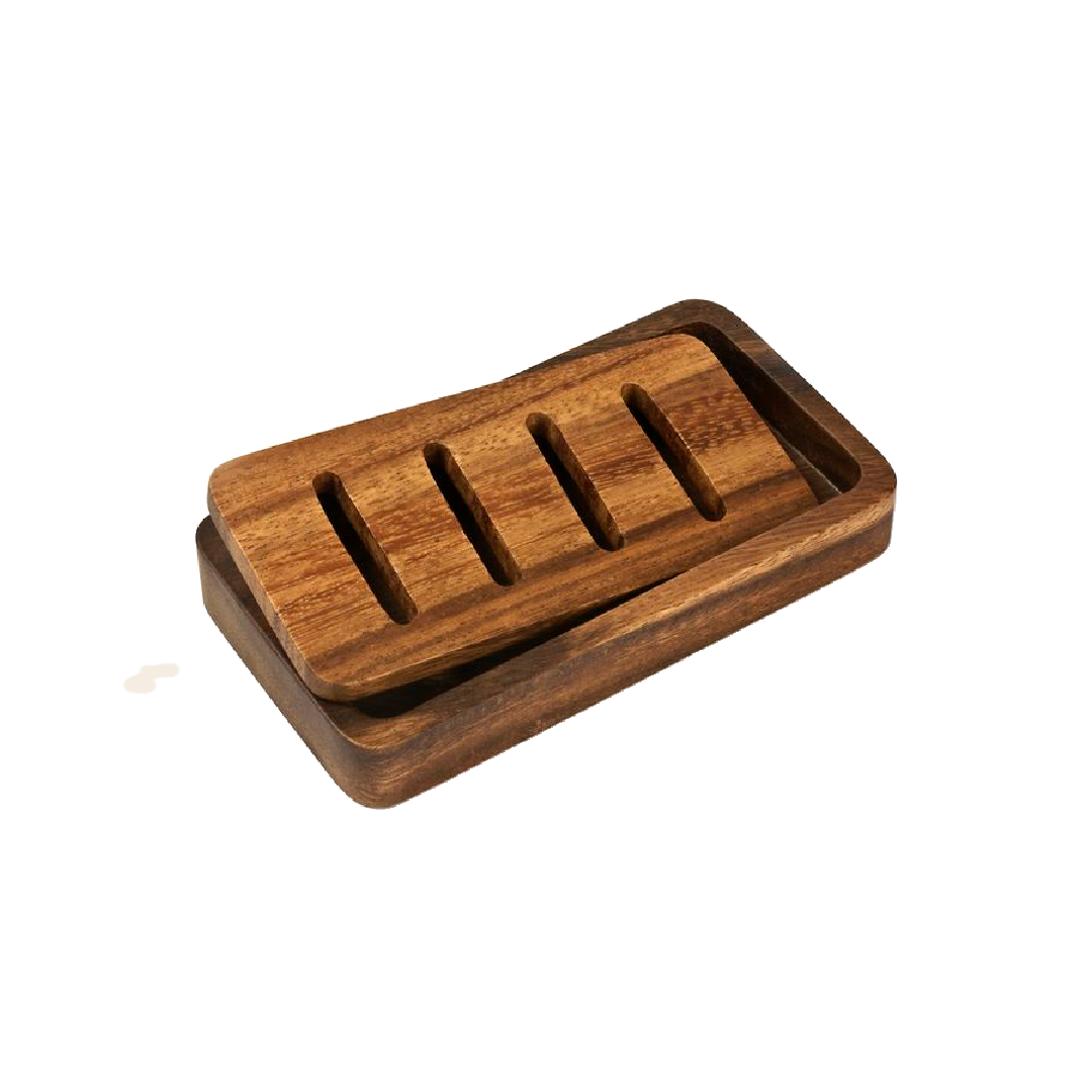 Kinta zeephouder 'Wood' - acacia