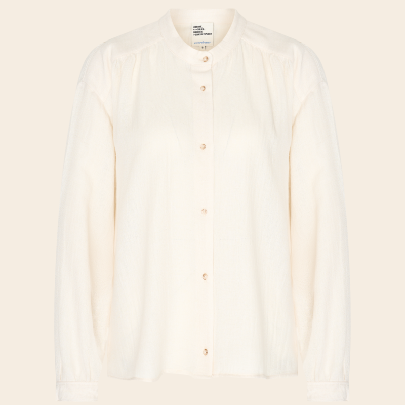 SacreCoeur blouse 'Ella' viscose / wol - ecru