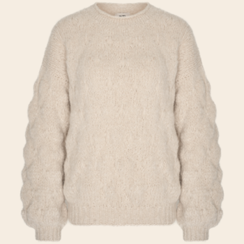 Inti Knitwear trui 'Raisa' alpaca - marfil