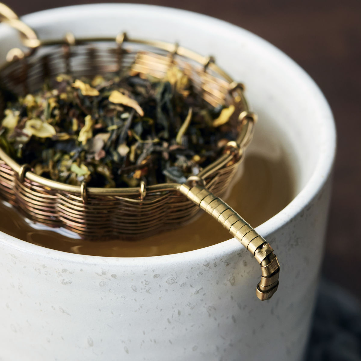 Nicolas Vahe theezeef 'Present' - brass