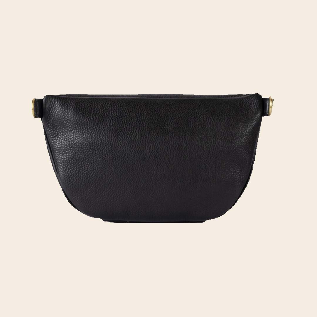 OMyBag tas 'Milo' - zwart soft grain
