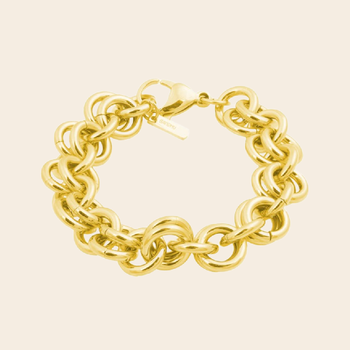 Bandhu armband 'Maliën' - vergoldet