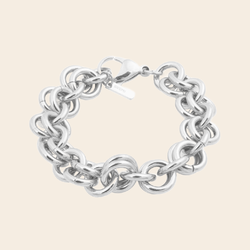 Bandhu Armband 'Maliën' - Stahl