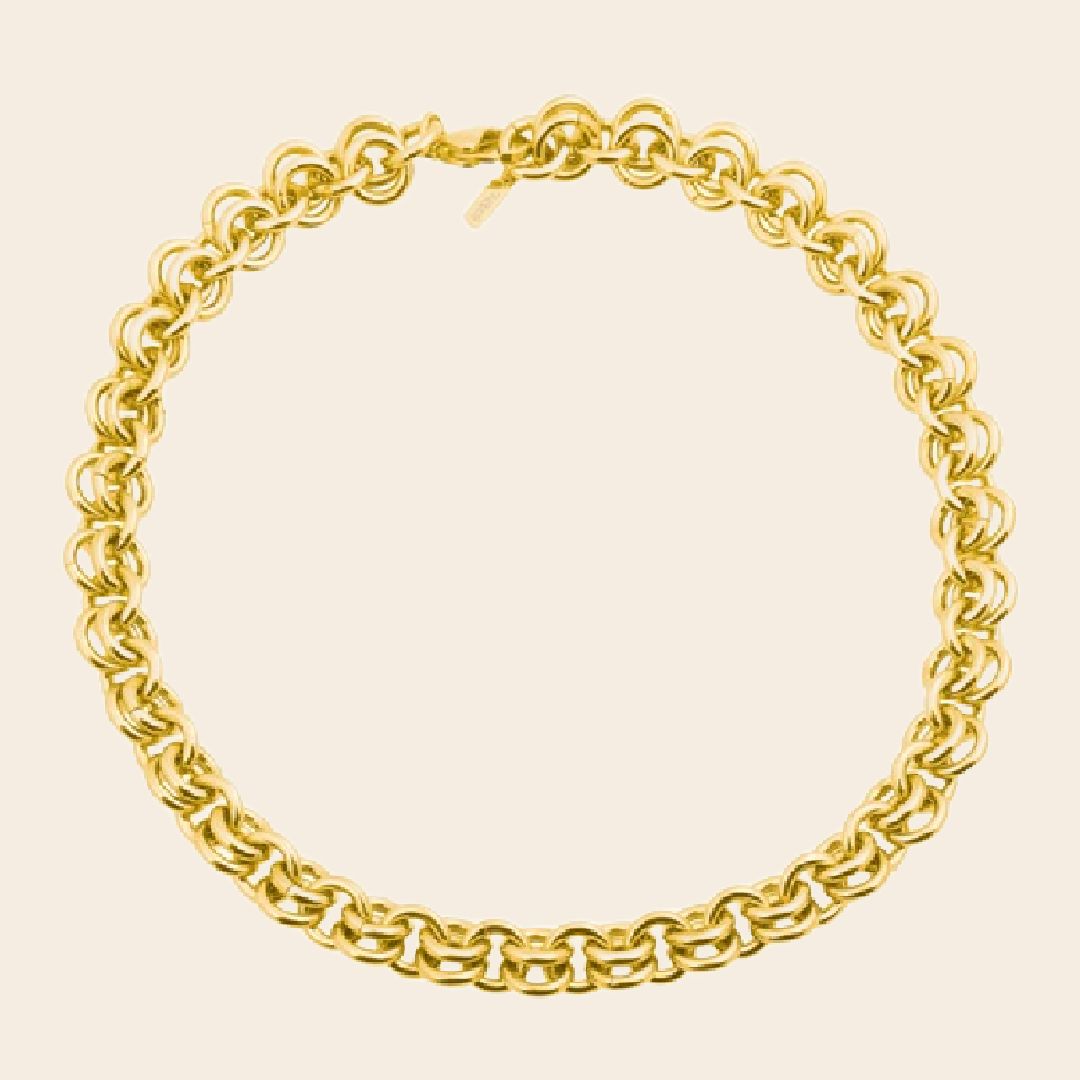 Bandhu necklace 'Maliën' - goldplated