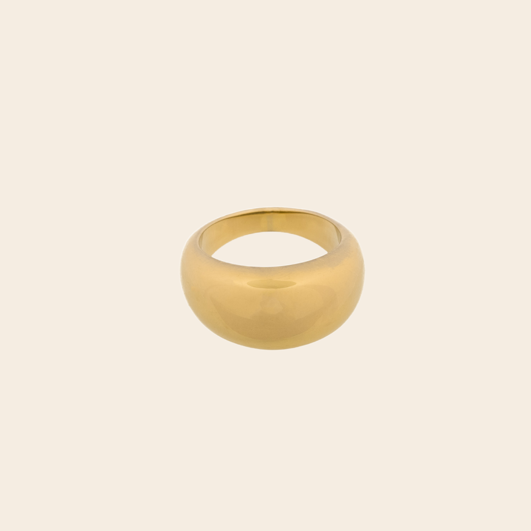 Bandhu ring 'Bouble' - goldplated
