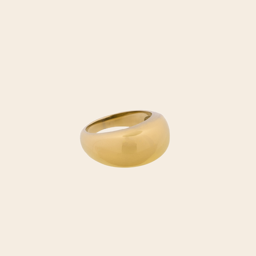 Bandhu ring 'Bouble' - goldplated