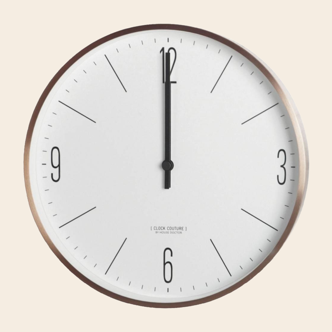 House Doctor House Doctor Clock Couture Wall Clock