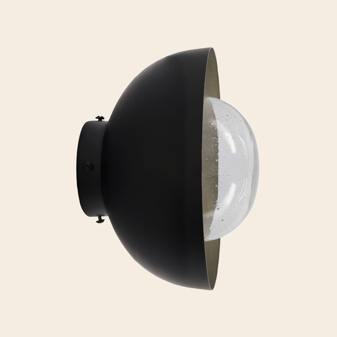 House Doctor wall lamp 'Midtre' coal