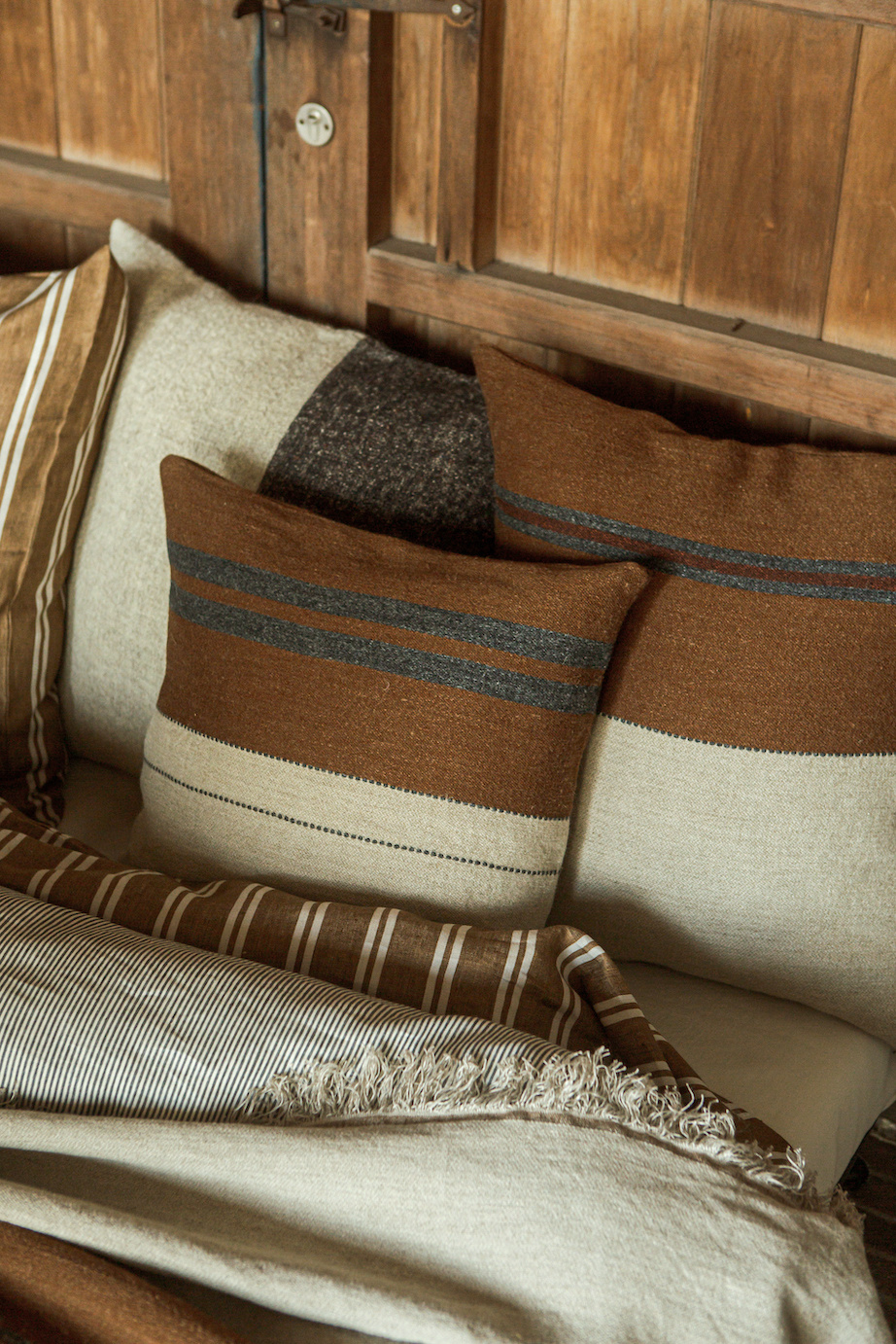 Libeco pillowcase 'The Highland' - smoke