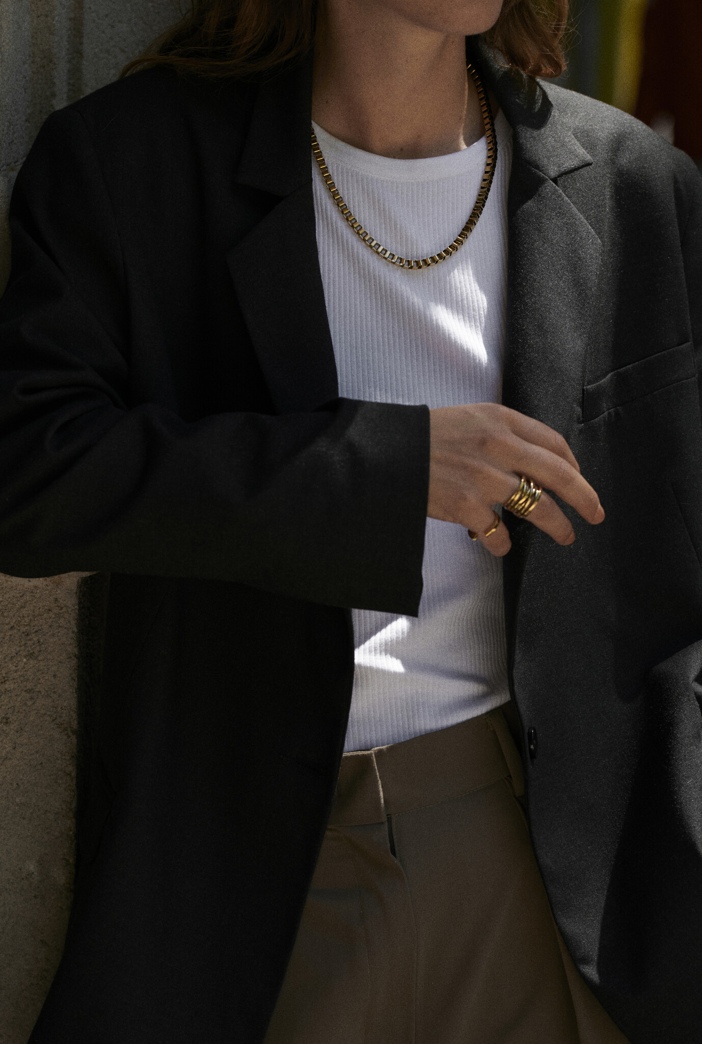 Bandhu ring 'Coil' - goldplated