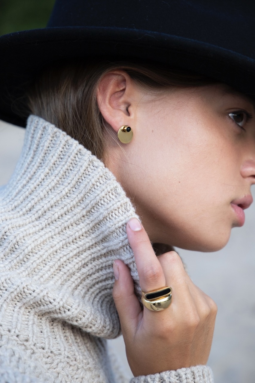 Bandhu ring 'Bouble' - goldplated