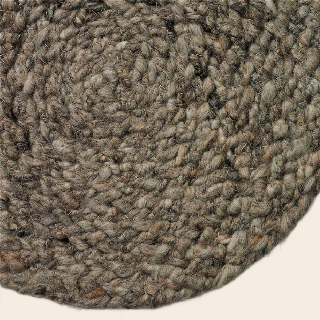 Beside Rugs rond vloerkleed "Maze' - wol