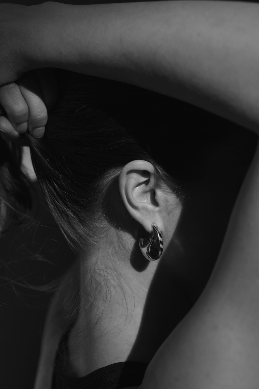 Bandhu oorbellen "Ribble' - goldplated