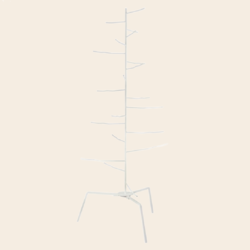 kerstboom staal - licht grijs