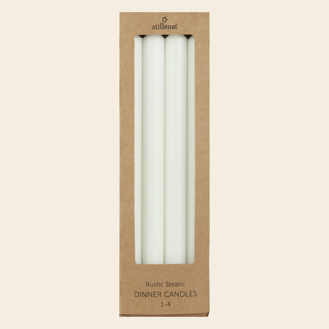 IBLaursen box 4 adventskaarsen - stearin