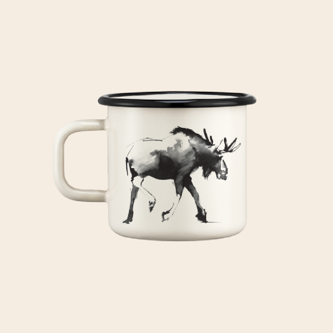 Teemu Järvi mug 'Moose' enamel