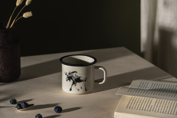 Teemu Järvi mug 'Moose' enamel