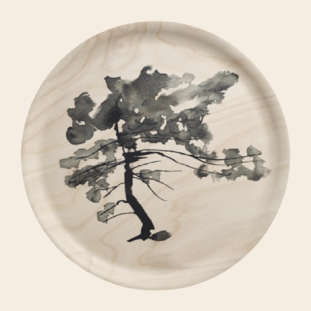 Teemu Järvi tray 'Pine' birch