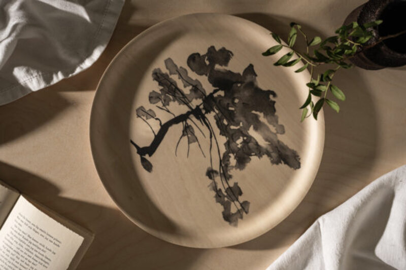 Teemu Järvi tray 'Pine' berken