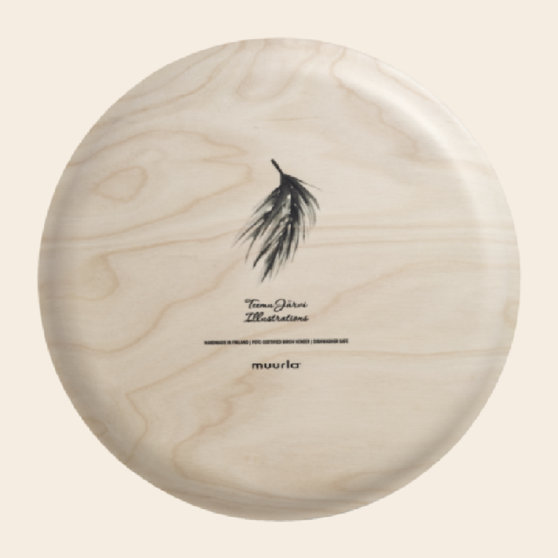 Teemu Järvi tray 'Pine' berken
