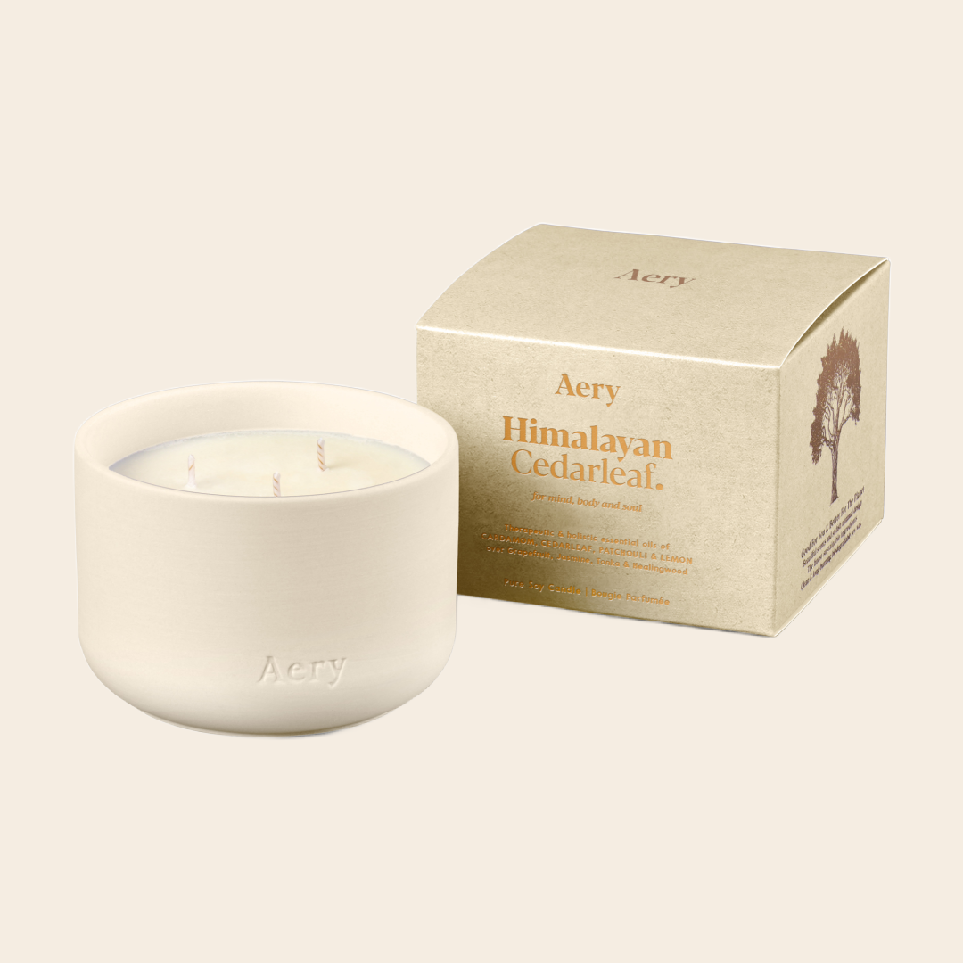 Aery living candle 'Himalayan Cedarleaf' XL