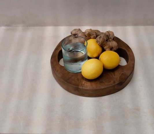 Bazar Bizar tray 'Teak Root'