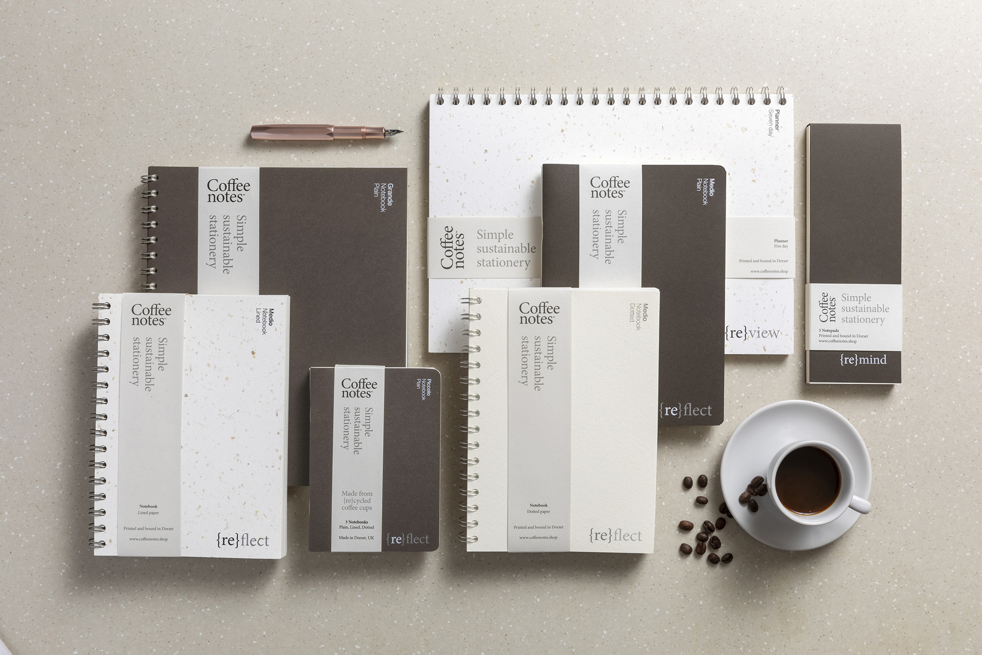 Coffee Notes ringband 'Notebook' M