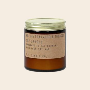 P.F.Candle & Co Kerze no.4 'Teakwood & Tobacco' M