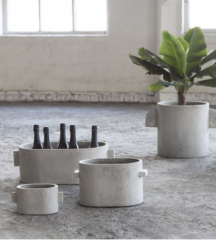 Serax pot 'Concrete' - 20 x 20cm