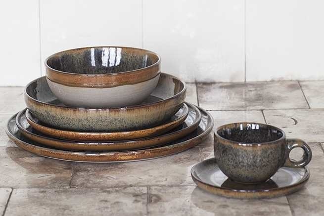 Serax olive bowl 'Surface'  - Indi Grey