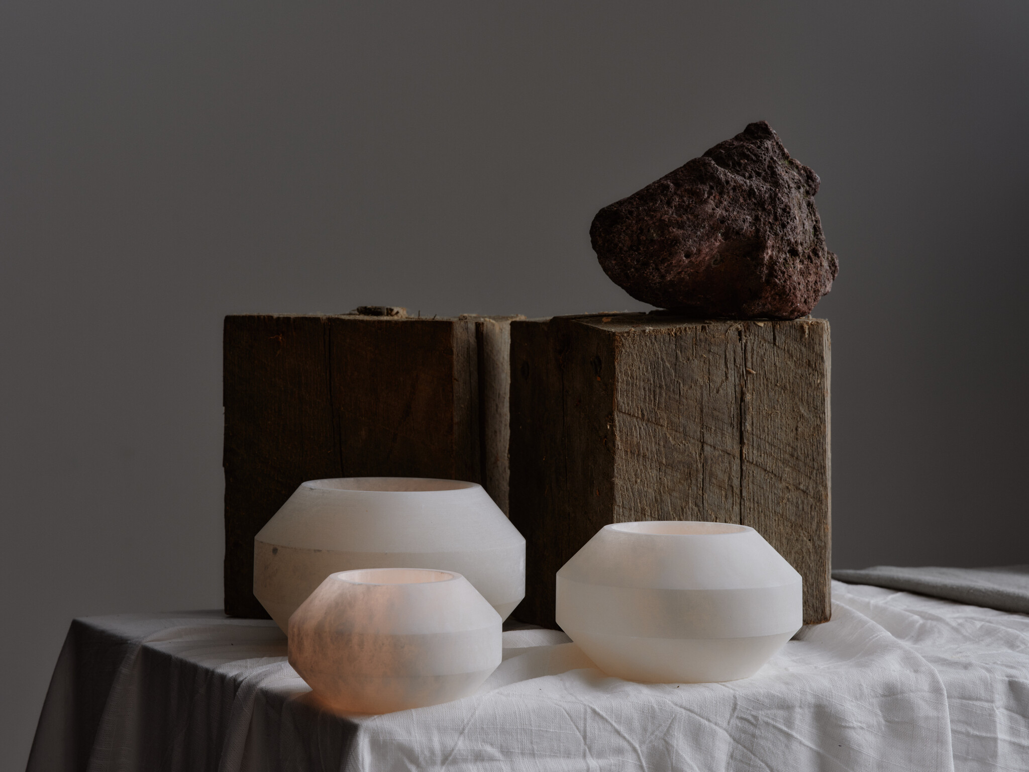 Serax kandelaar 'Alabaster' - wit