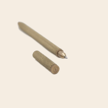 pen 'Knurled' - brass