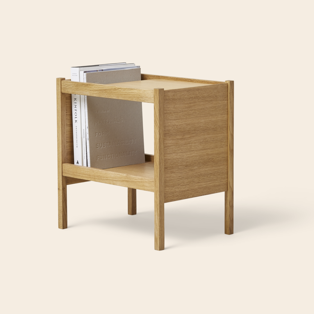 Form & Refine bijzettafel 'Journal' - eiken