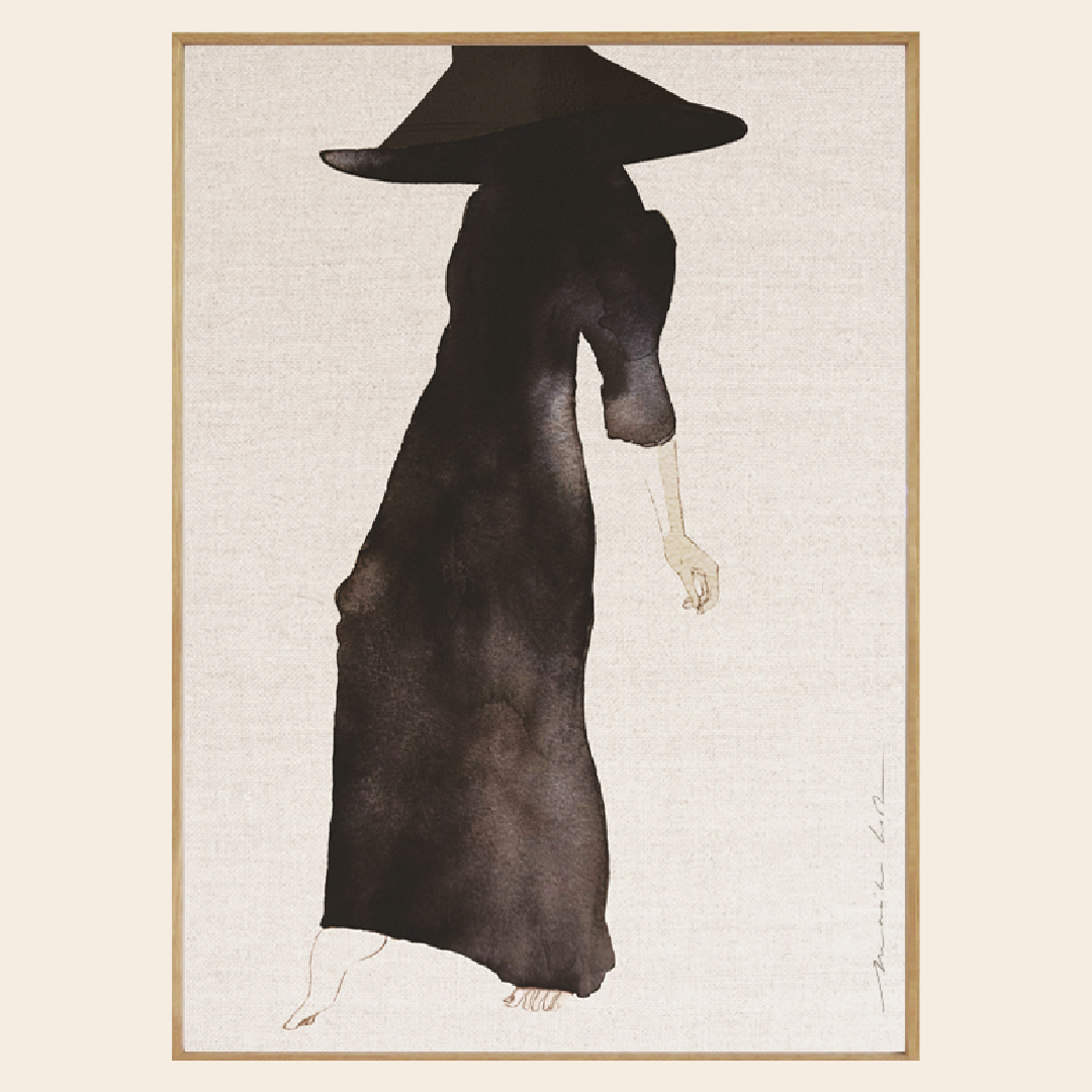 My Deer Art Shop artprint 'Black Dress'