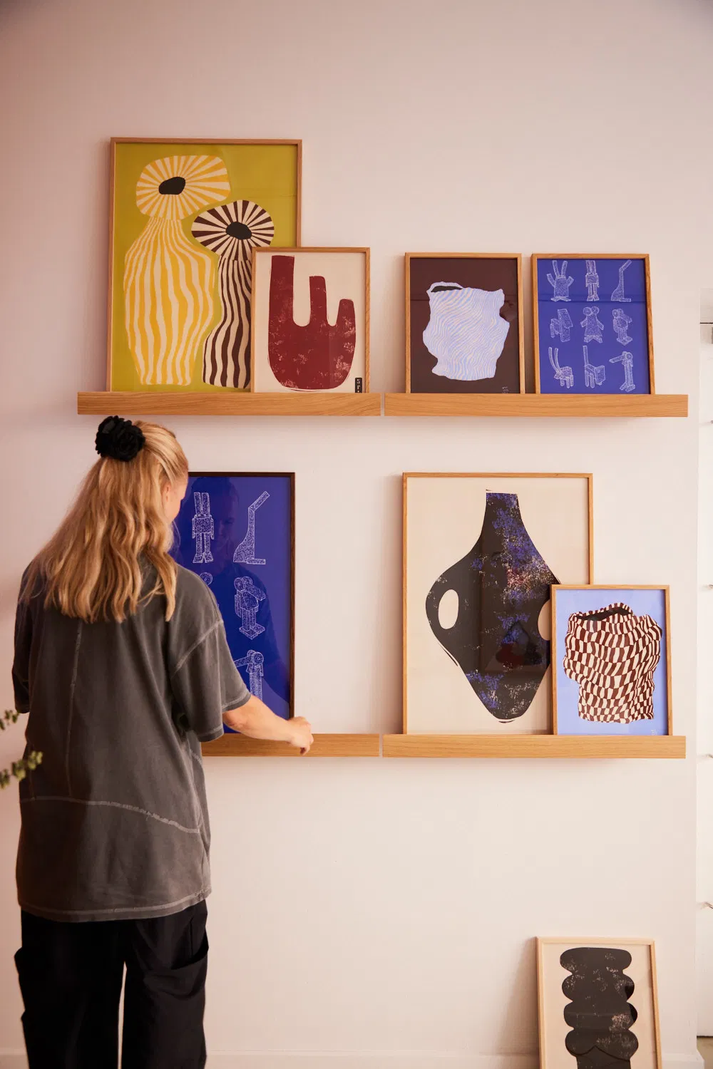 Paper Collective wandschap 'Gallery' 80 - eiken