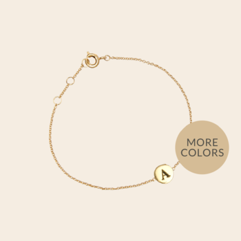 armband 'Character' goldplated